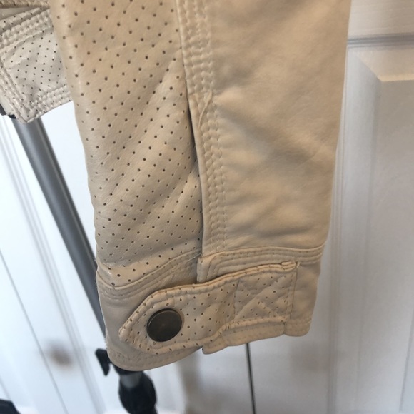 Size S white dynamite leather jacket - Picture 6 of 7